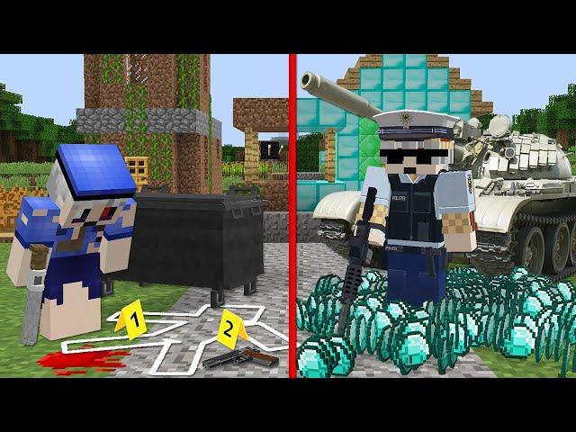 1$ POLİS VS 1000$ POLİS - Minecraft