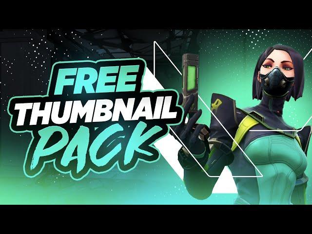 FREE Valorant Thumbnail Template Pack