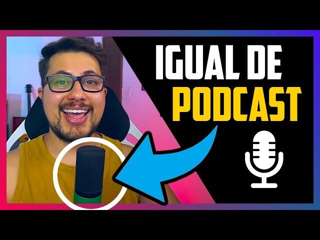 COMO MELHORAR O SOM DO MICROFONE UTILIZANDO O OBS STUDIO - FICA IGUAL DE PODCAST - GRATIS 2023