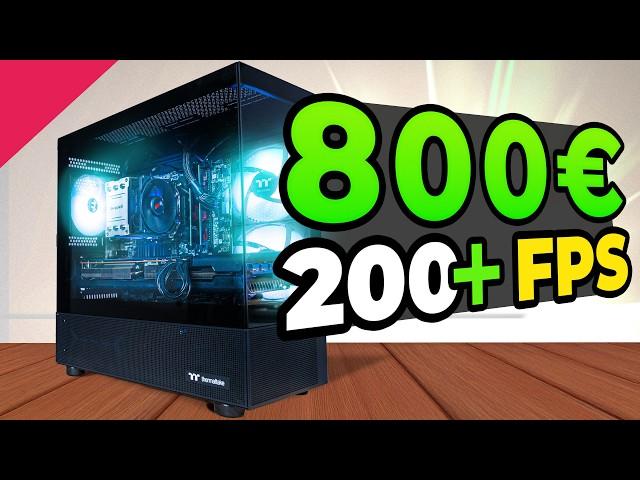 Die ultimative 800 Euro Gaming PC-Build: Spiele 2024 mit 60+ FPS in 1440p!