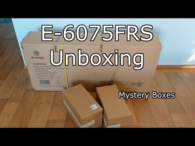 E-Way E-6075FRS Scooter Unboxing