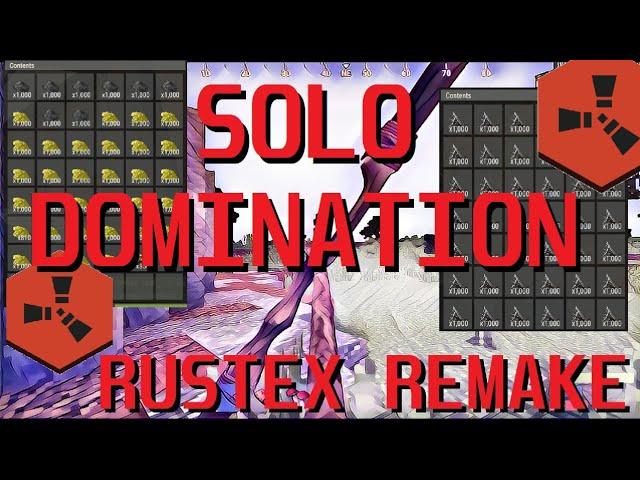 СОЛО УНИЧТОЖИЛ 500+ СЛОТОВ СЕРВЕР | НА RUSTEX REMAKE | #rustexremake