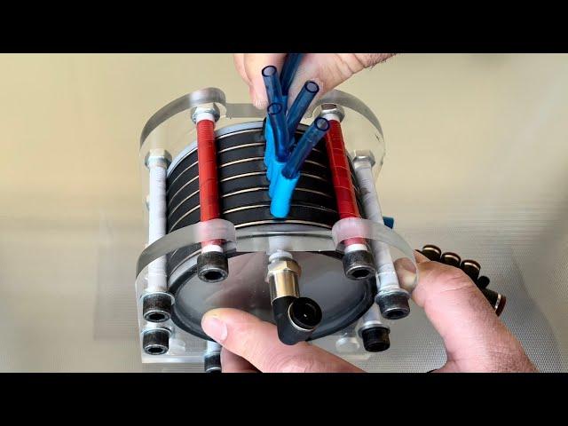 Pure Hydrogen - Pure Oxygen. How To Make Hydrogen Generator. HHO