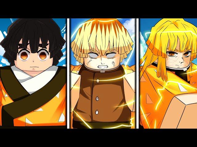 Project Slayers Going From NOOB To THUNDER Breathing Hashira In One Video...