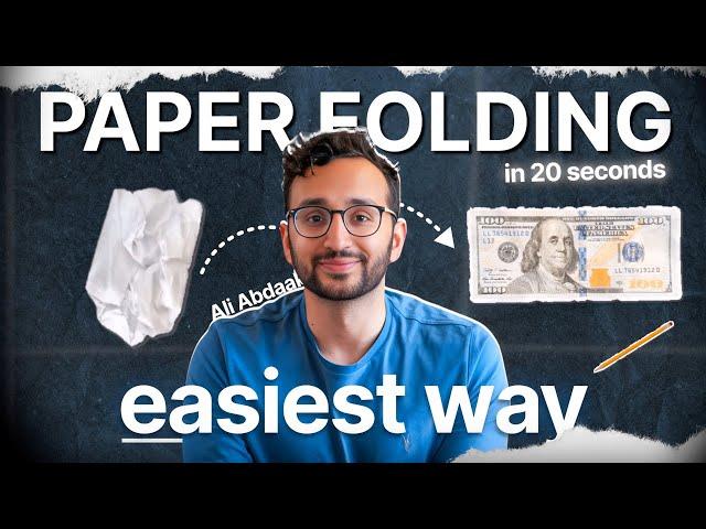 Ali Abdaal Paper Transition Effect in CapCut (simple)