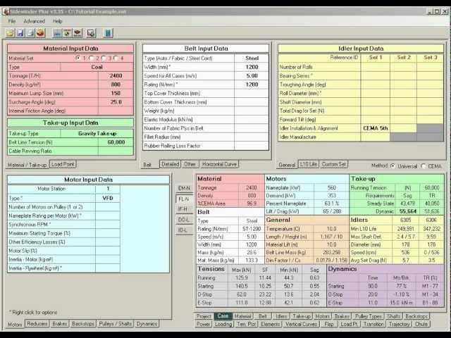 Sidewinder Tutorial 15 - General Output Information