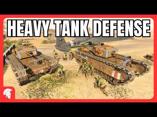 Heavy Tank Defense! - 3vs3 - British Forces - Company of Heroes 3