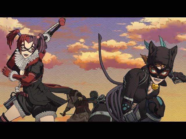 Batman Ninja Exclusive Clip: Catwoman Fights Harley Quinn