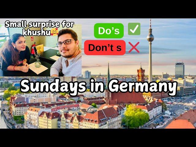 A normal Sunday in Germany | Surprise for Khushboo? | Indians in Germany | Khushboo & Ankit |