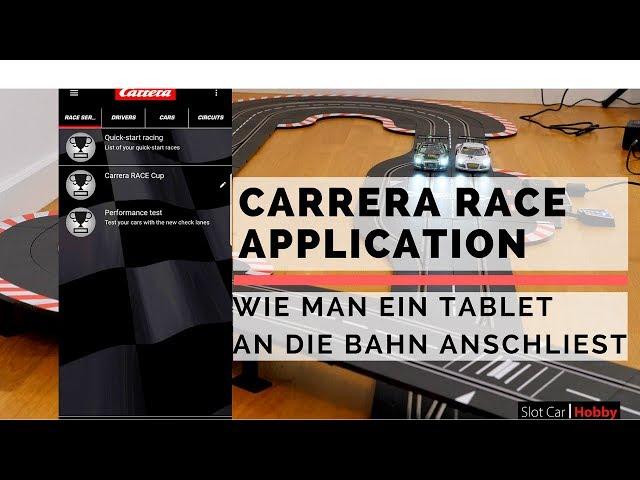 Carrera Digital RACE APP und APPCONNECT 30369 wie man ein Tablet an die Bahn anschliest (Tutorial)