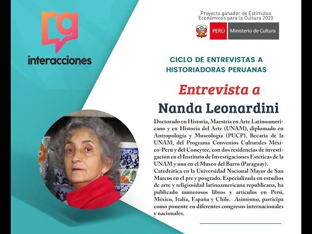 Historiadoras peruanas: entrevista a Nanda Leonardini