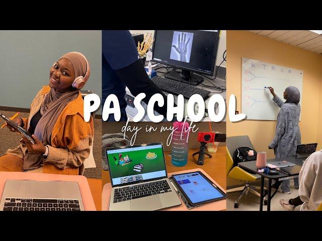 PA SCHOOL VLOG: taking my first exam + studying + uplifting myself + more