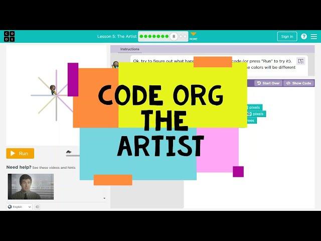 Code.org Lesson 5 The Artist - Code Org Accelerated Course The Artist - Code.org Lesson 5 Answers