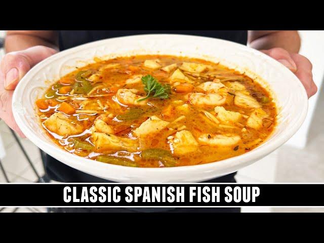 Classic Spanish Fish Soup | Authentic Flavors & Done in 30 Minutes