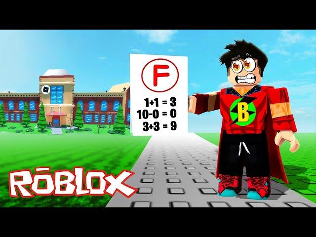 MATEMATİK DERSİNDEN KALDIM!!  Roblox Oops, i failed my math test