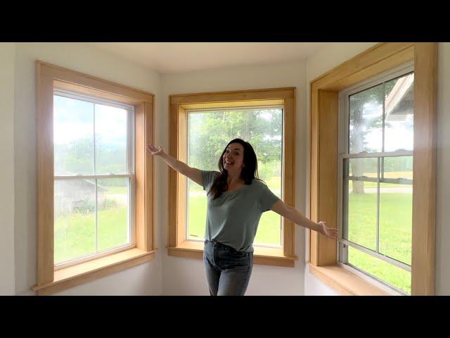 Window Trim ABSOLUTELY TRANSFORMS the look of my Fixer Upper House!!!