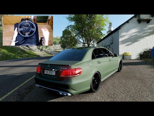 Forza Horizon 4 - MERCEDES-BENZ E63 S AMG W212 - Test Drive with THRUSTMASTER TX + TH8A - 1080p60FPS