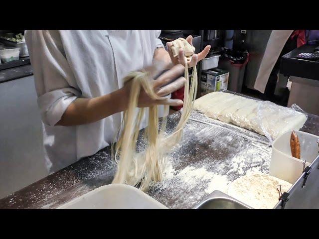 Amazing Chinese Noodles Made by Hand. London Travel and Food Experience