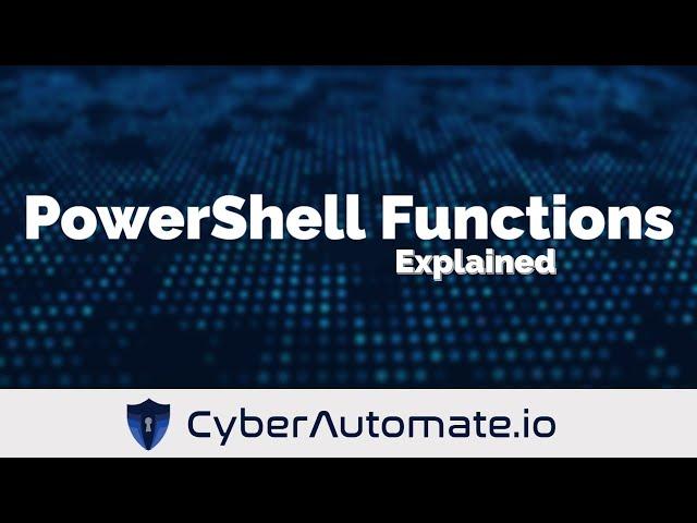 4. How to create and use custom PowerShell Functions