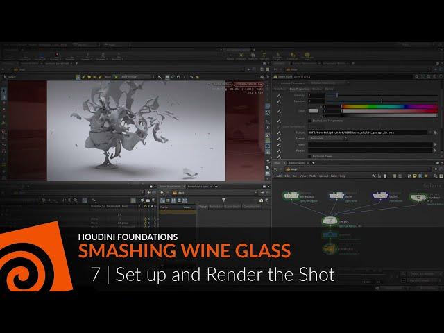 Smashing Wine Glass | 7 | Set up and Render the Shot