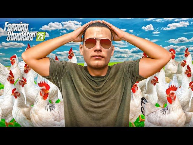 МЕГА ФЕРМА #5. ЗАВЕЛИ 10.000 КУР и БЫЛИ В ШОКЕ ОТ ПРИБЫЛИ С НИХ! FARMING SIMULATOR 25