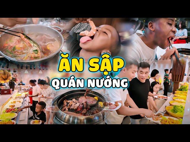 Quanglinhvlog  || Thử Thách Ăn Sập Quán Nướng Siêu Mlem Tại Hà Nam !!!