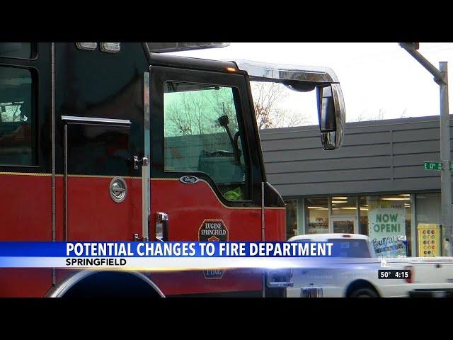 A review lists out potential changes to governance of Eugene-Springfield Fire