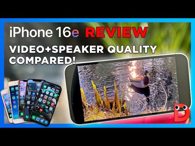 iPhone 16e Review: Video & Audio Quality compared against 5 different iPhones! I Worth the upgrade?