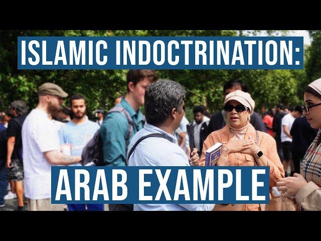 Arab Muslim Women Blindly Recite Islamic Indoctrination | Arul Velusamy | Speakers' Corner