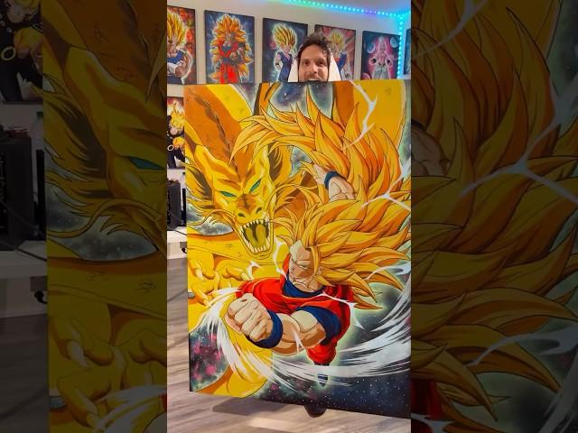 Goku pugno del drago Spray Art  #dragonball #goku #anime