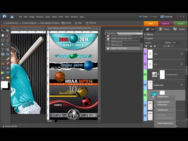 Sports Design Elements Vol 1 Photoshop Elements Part 1