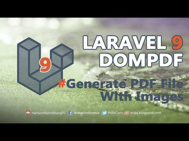 Laravel 9 Tutorial - Simple Generate PDF File With Images Using DOMPDF Package