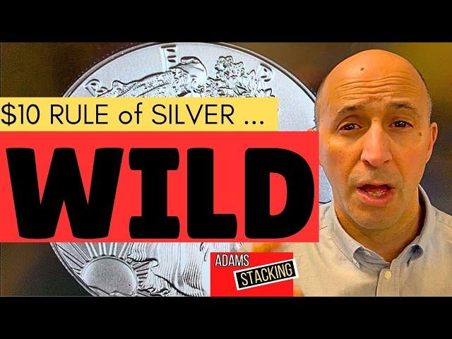 My Dealer explains the $10 Rule of stacking silver … This is WILD