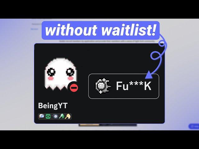 How To Get Discord Guilds Tag Without WAITLIST!