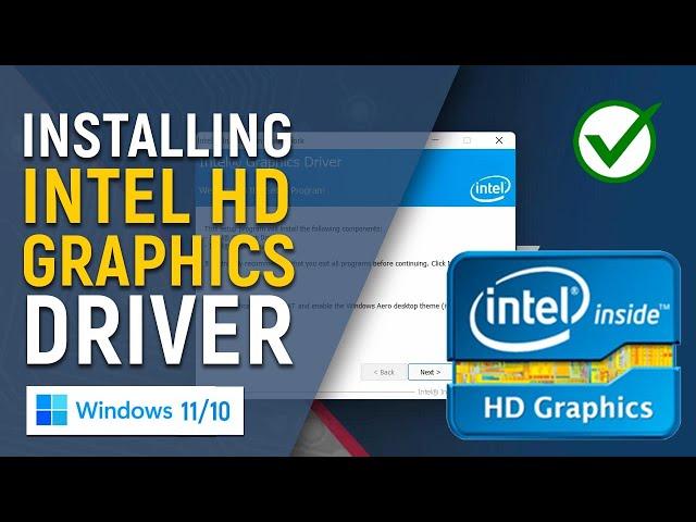 How to Install Intel HD Graphics Driver for Windows 11/10