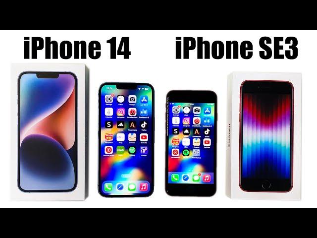 iPhone 14 vs iPhone SE 3 2022 SPEED TEST