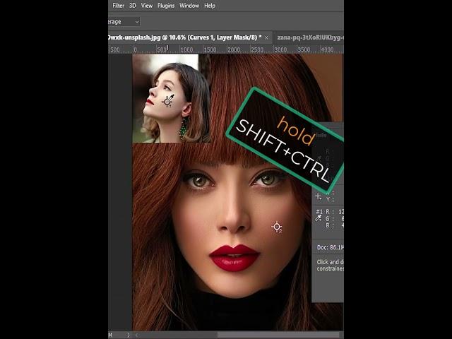 How to match skin tone  using color sample tool in photoshop 2022