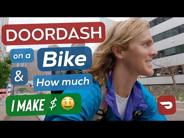 DoorDashing on a Bike + How Much I Make In A Shift