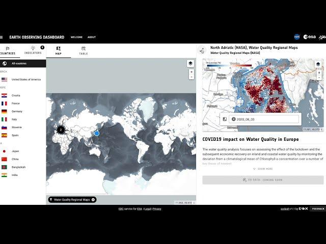 NASA, ESA, JAXA Reveal New COVID-19 Dashboard