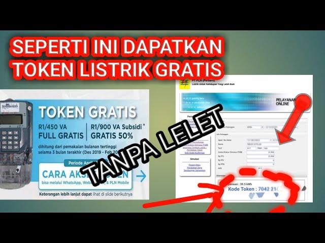 PANDUAN Cara Mudah dan Cepat mendapatkan TOKEN LISTRIK secara GRATIS lewat HP tanpa LELET !!!