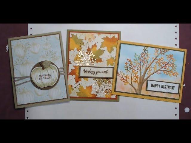 Quick Fall Cards, Stampin' Up!