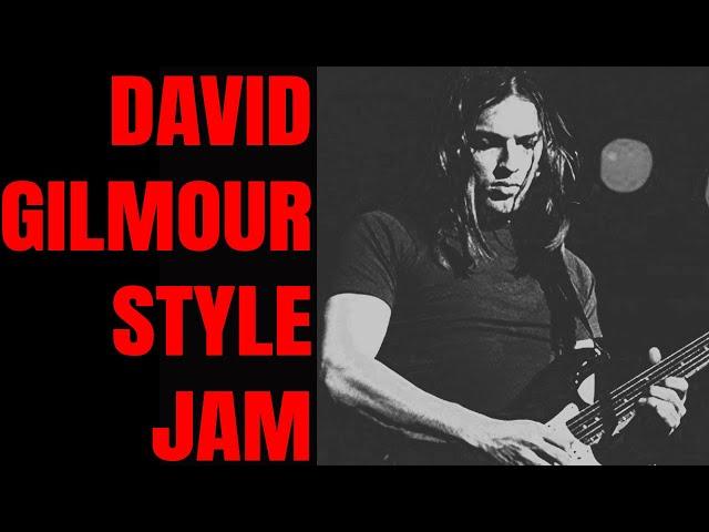 David Gilmour Style No Way Jam Guitar Backing Track (D Minor)