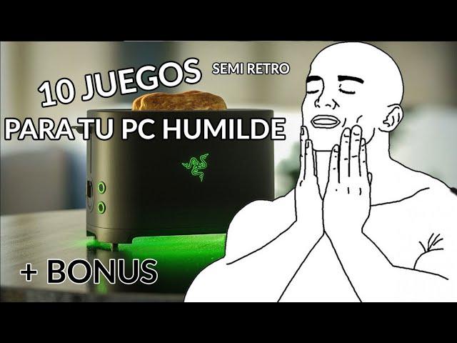 10 JUEGOS (semiretro) PARA TU PC HUMILDE ► Juegos de bajos requisitos + BONUS