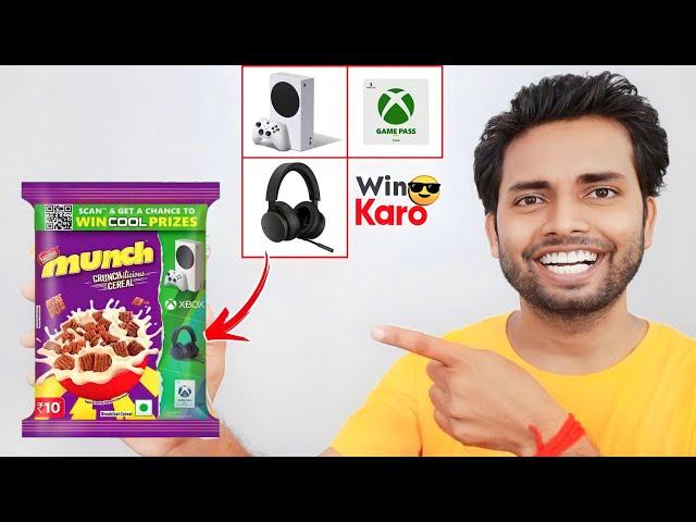 Nestle Munch Scan & Win Cool Prizes Offer - Win XBox Gaming Console, XBox Headset New Offer 2024 