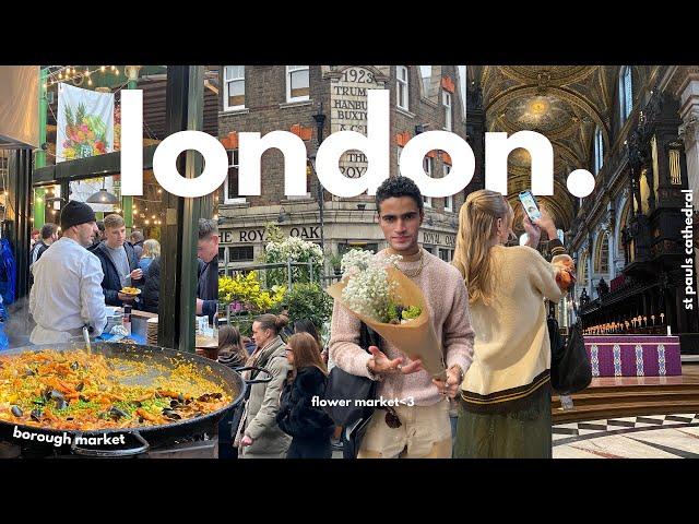 A Weekend in London Vlog | St Paul's Cathedral, River Thames Cruise & Columbia Road Flower Market..