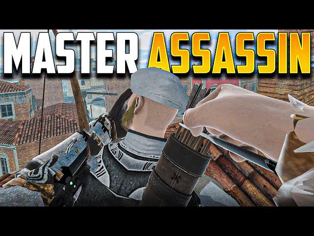 Trying to be a Master Assassin in Assassin's Creed VR...