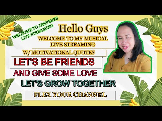 WELCOME TO MY MUSICAL LS W/ MOTIVATIONAL QUOTES.  LET'S BE FRIENDS  AND GIVE LOVE.