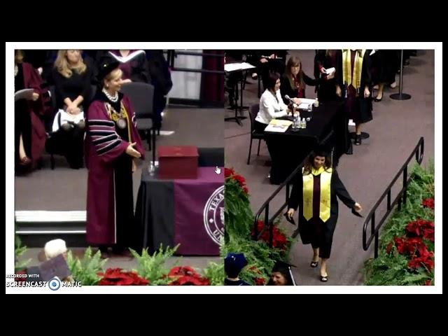 TWU Graduation MLS Degree Recipients December 15 2018