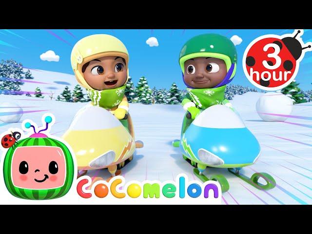 Cody and Nina's Snow Race + 3 Hours of CoComelon - It's Cody Time | Songs for Kids & Nursery Rhymes