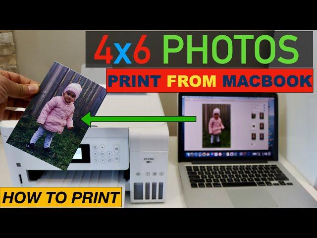 How To Print 4x6 Photos From MacBook ?